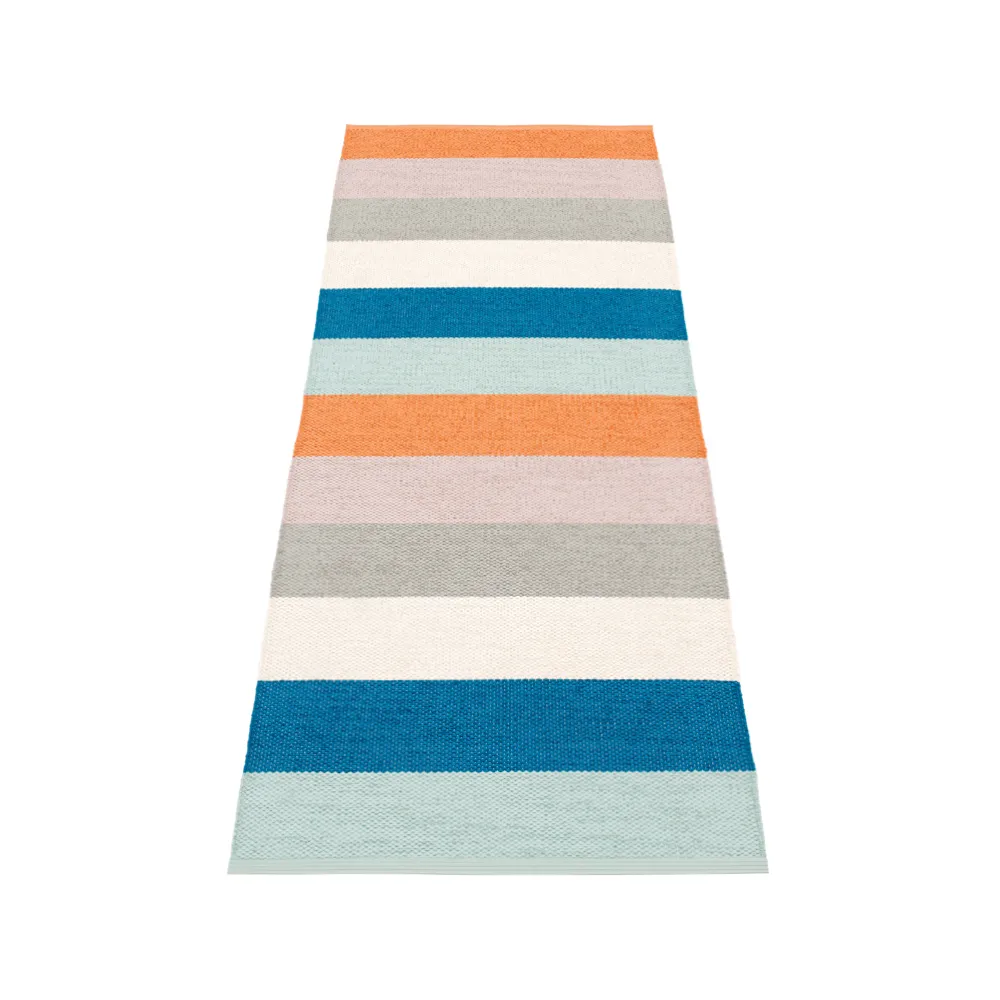 Pappelina Molly gångmatta petrol, 70x100 cm