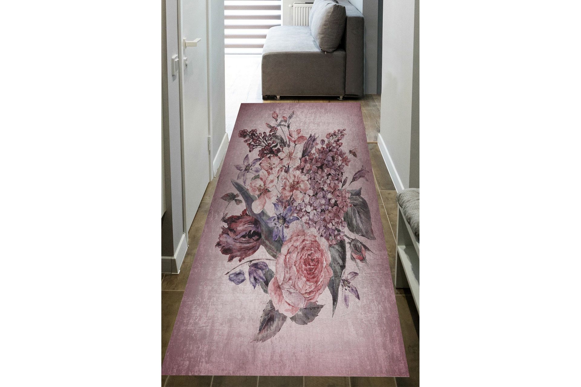 Paratibha Gångmatta 80x150 cm Rektangulär - Flerfärgad