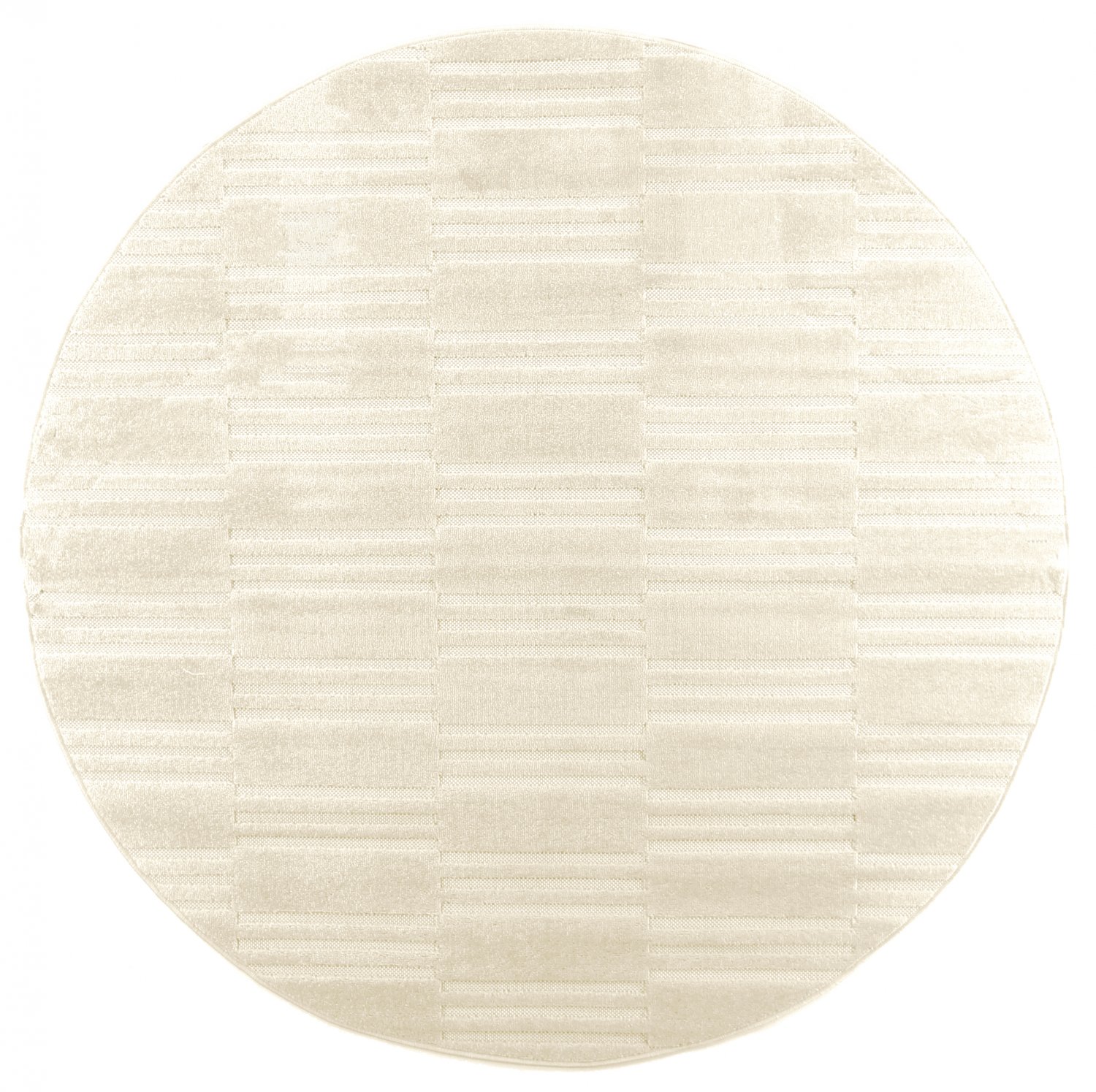 Rund matta - Bronx (cream) (Storlek: Ø 160 cm)