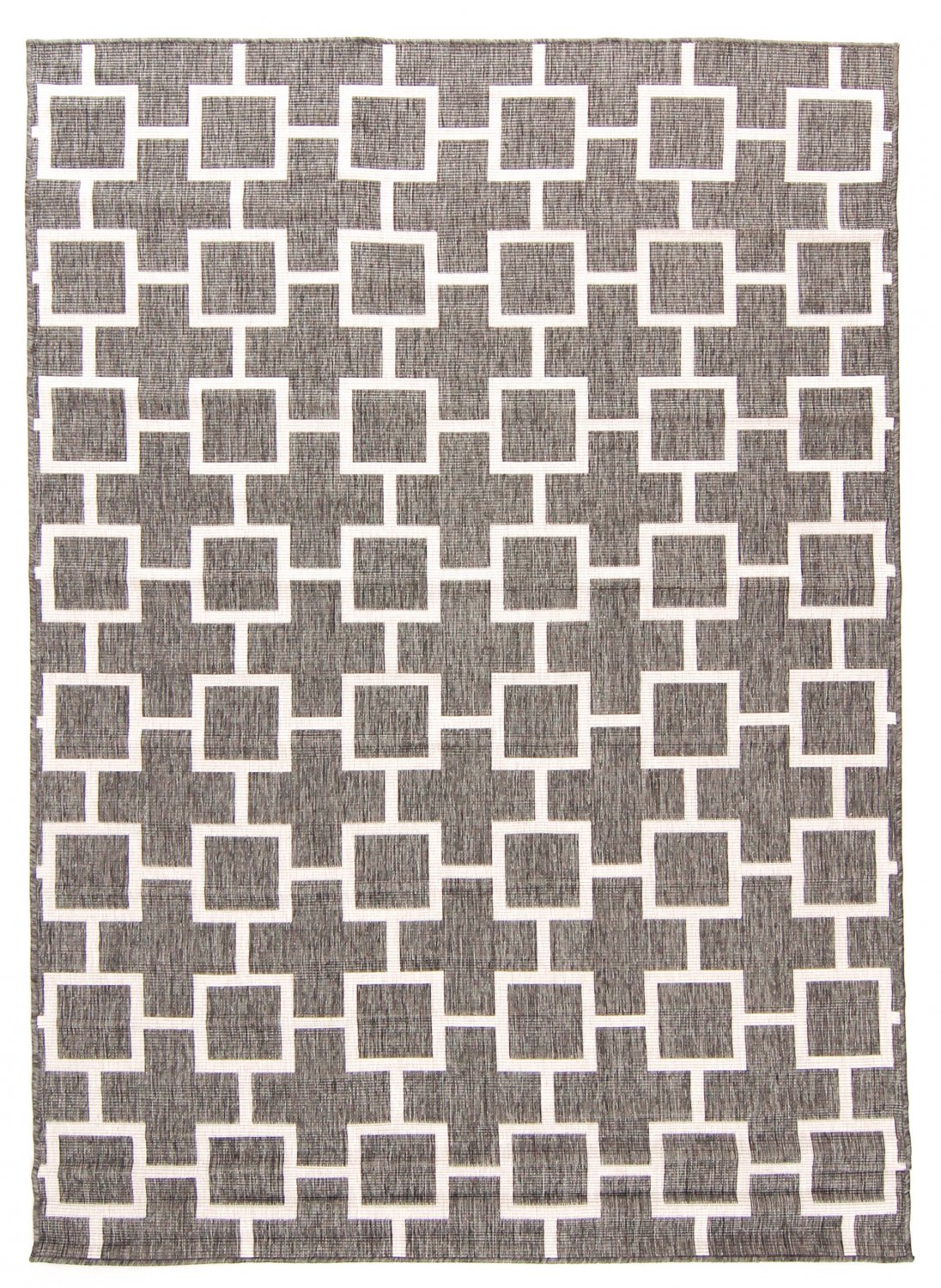 Inomhus- utomhusmatta - Brussels Silver (grå) (Storlek: 160 x 230 cm)