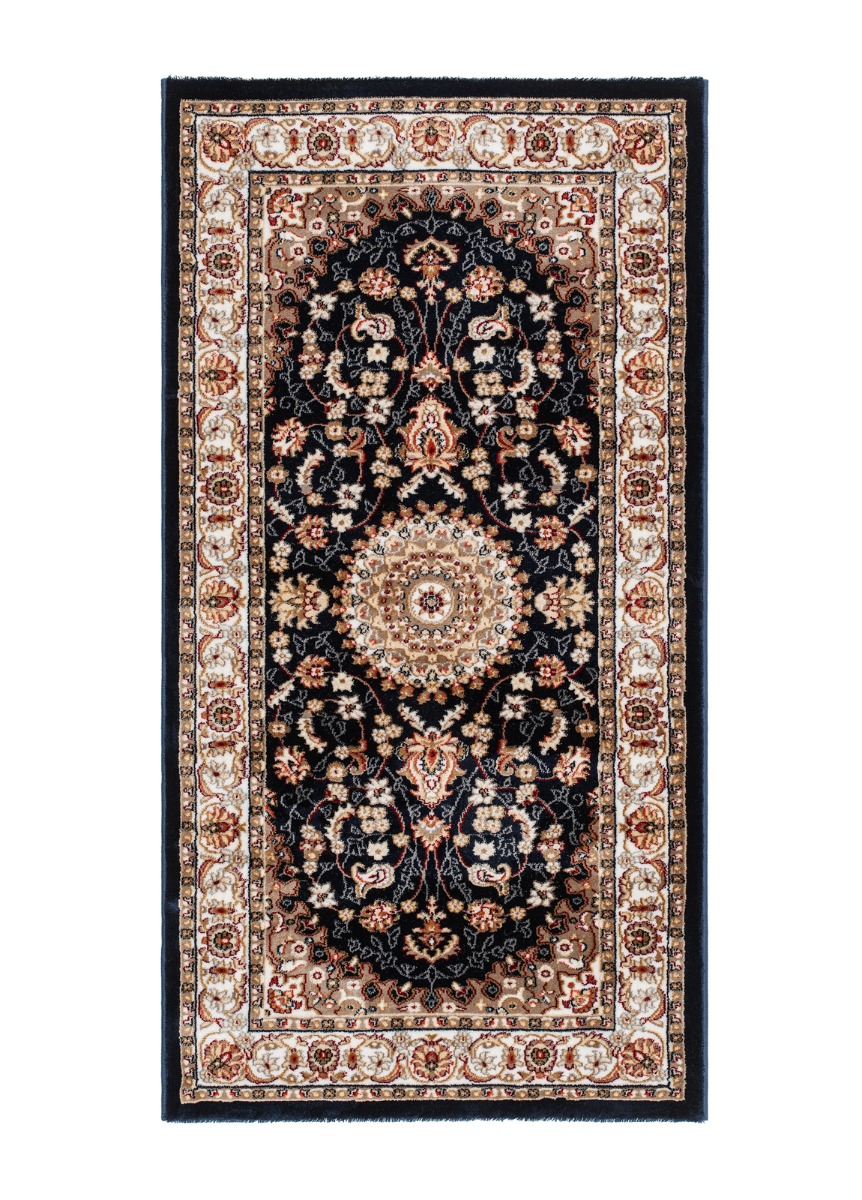 Doha Oma Blå 80x200 cm Wiltonmatta