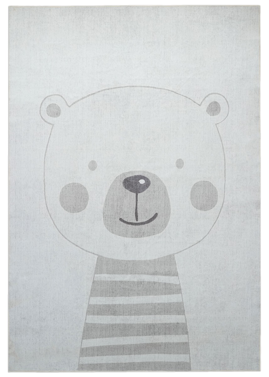 Zappy Bear Kräm 160x230 cm Barnmatta