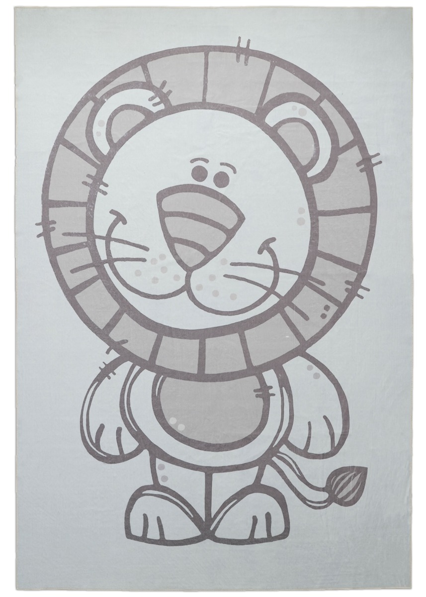Zappy Lion Kräm 140x200 cm Barnmatta