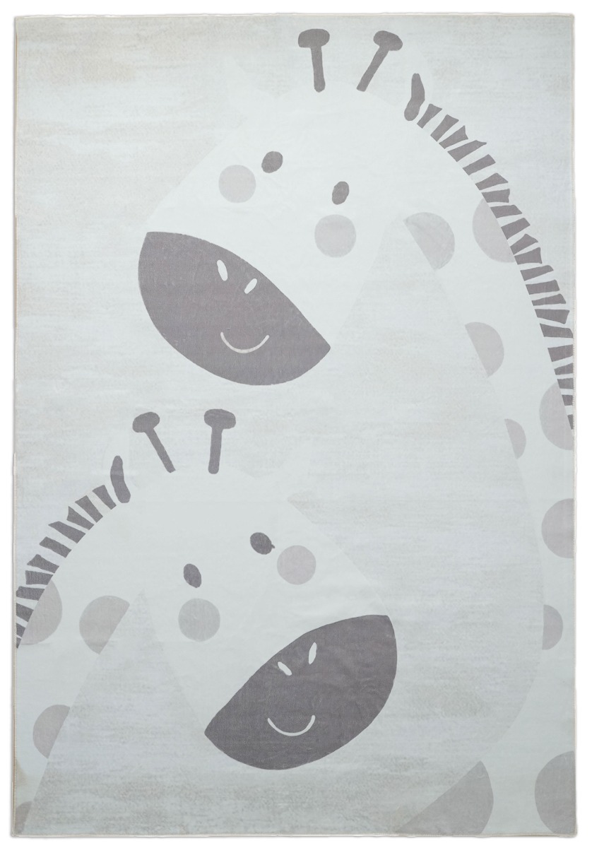 Zappy Giraffe Kräm 140x200 cm Barnmatta