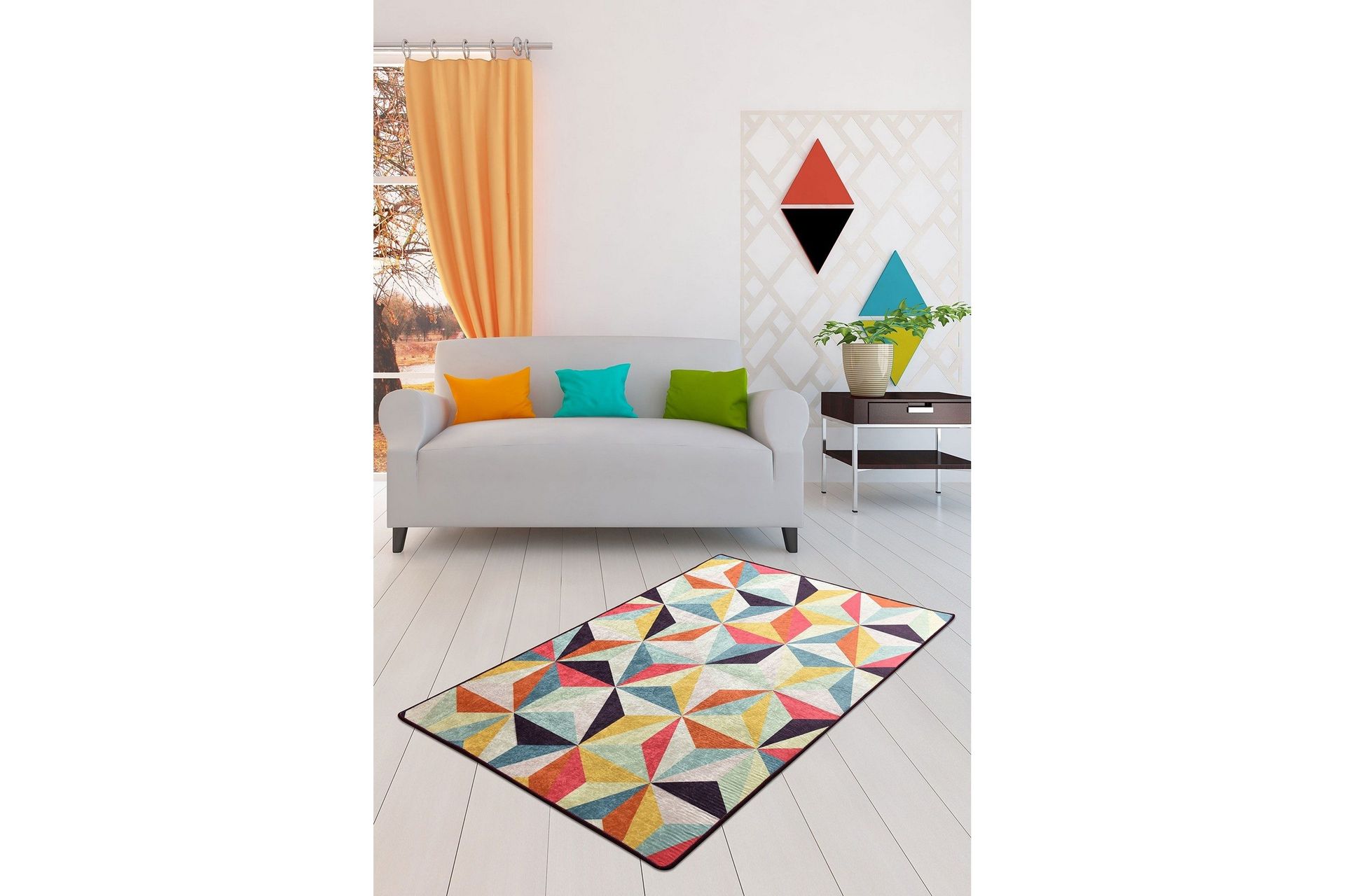 Zortea Matta 100x200 cm - Flerfärgad/Sammet