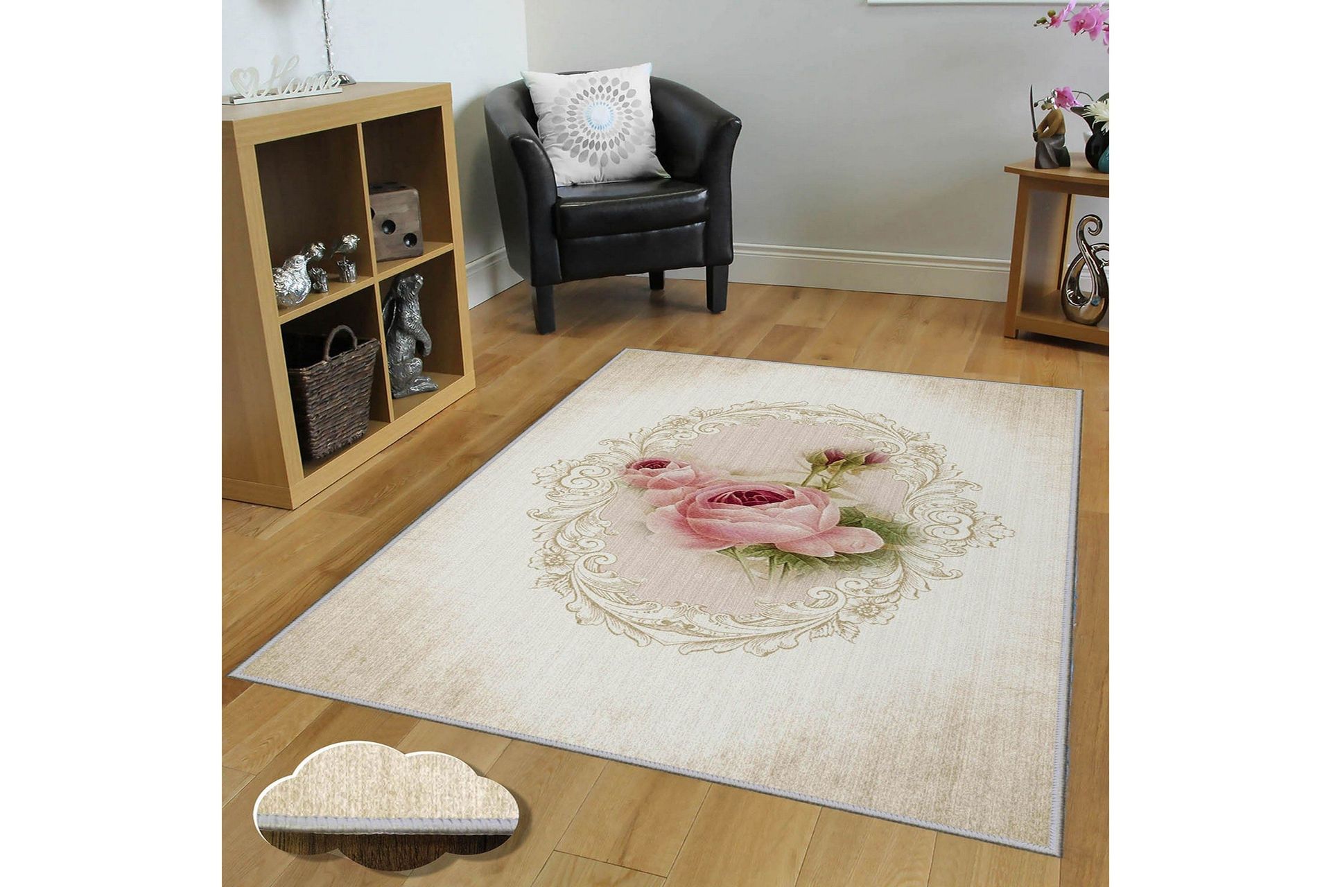 Homefesto Matta 100x150 cm - Multifärgad